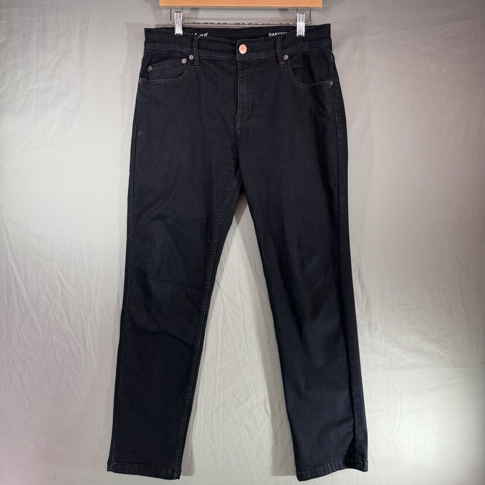 Mugsy Darkest Blues Jeans Mens 32x30 Blue Denim Stretch Comfort Dark Wash